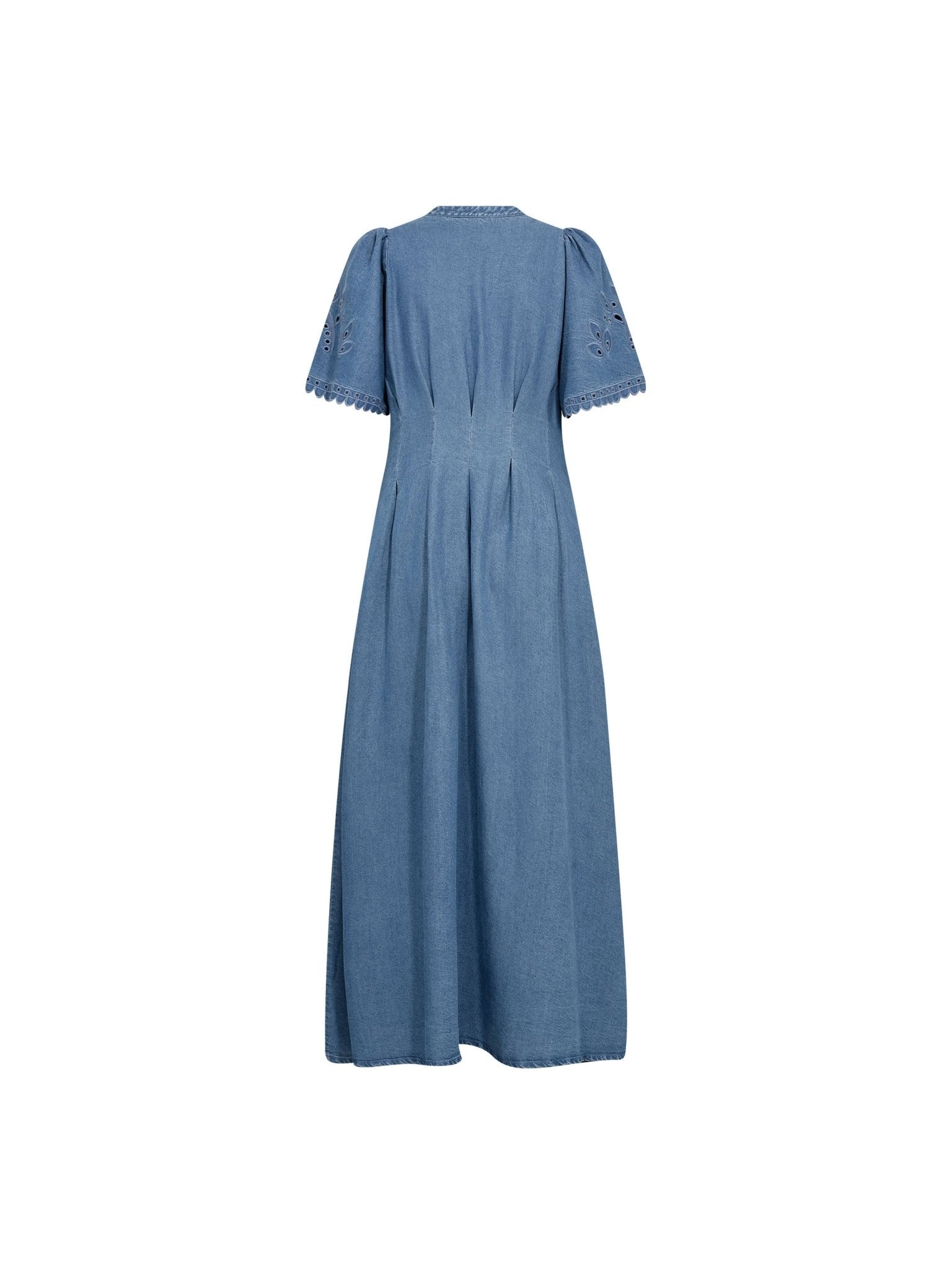 TillyCC Emb Pleat Dress - Denim blue - Co'couture