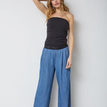 TillyCC Logo Pant - Denim blue - Co'couture