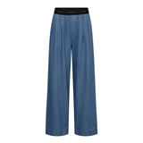 TillyCC Logo Pant - Denim blue - Co'couture