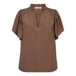 ToraCC Frill V - top - Walnut - Co'couture