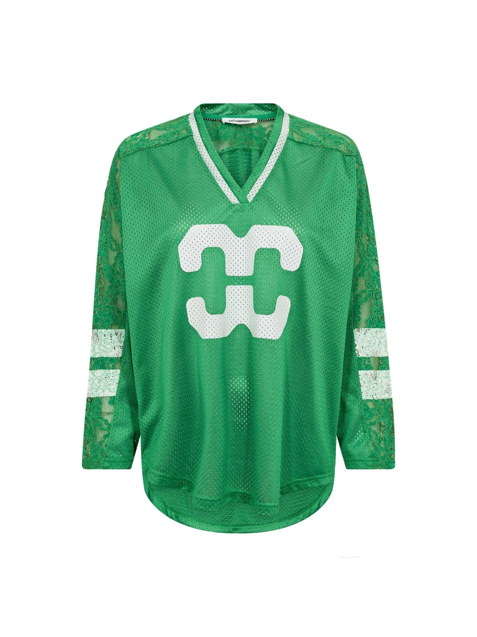 TreyCC Lace Sport Tee - Green - Co'couture