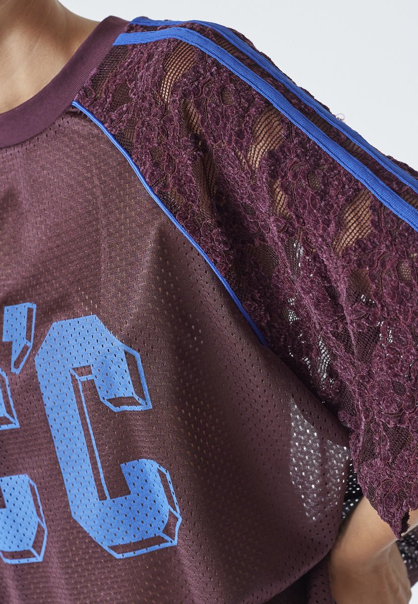 TreyCC Lace Tee - New Blue - Co'couture