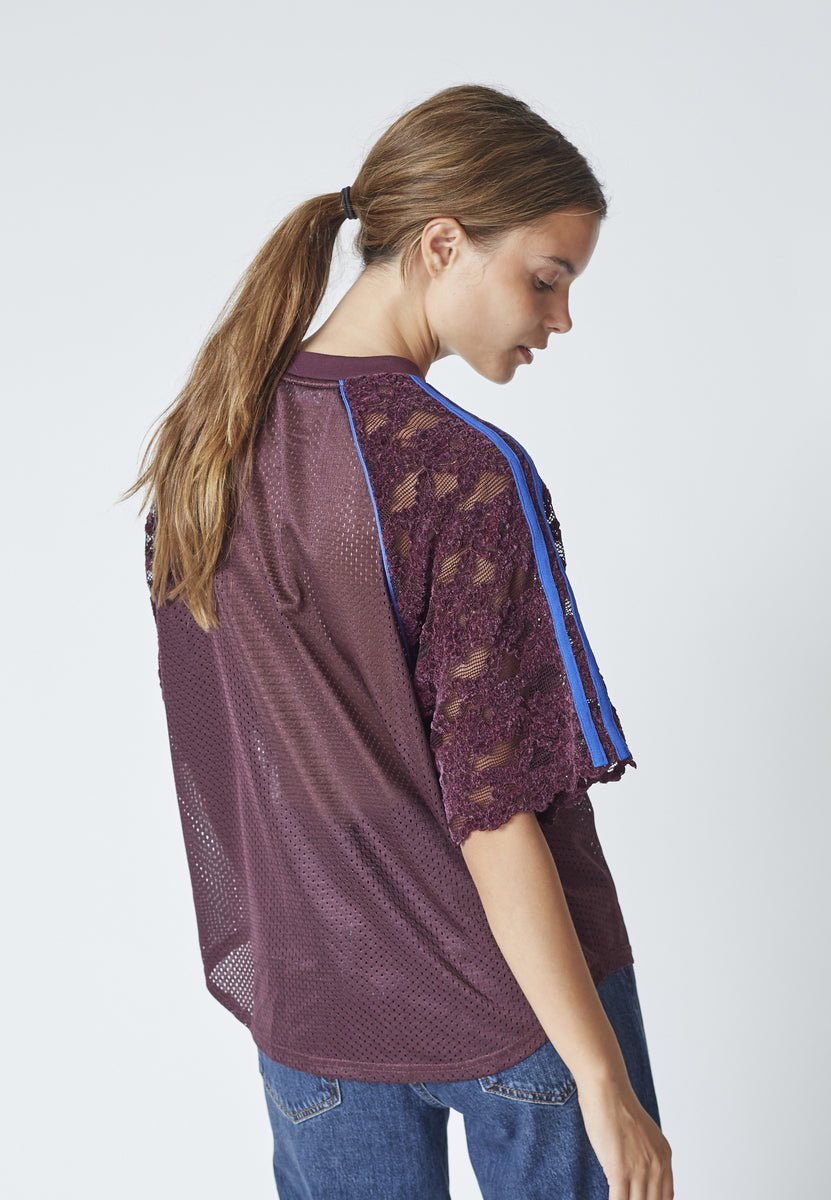 TreyCC Lace Tee - New Blue - Co'couture