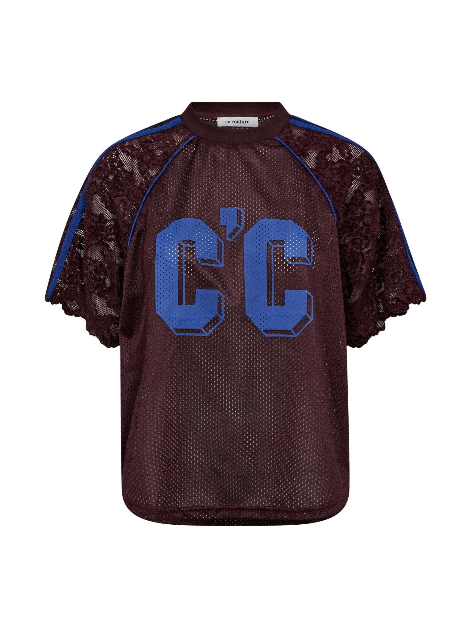 TreyCC Lace Tee - New Blue - Co'couture