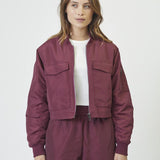 TriceCC Crop Jacket - Winered - Co'couture