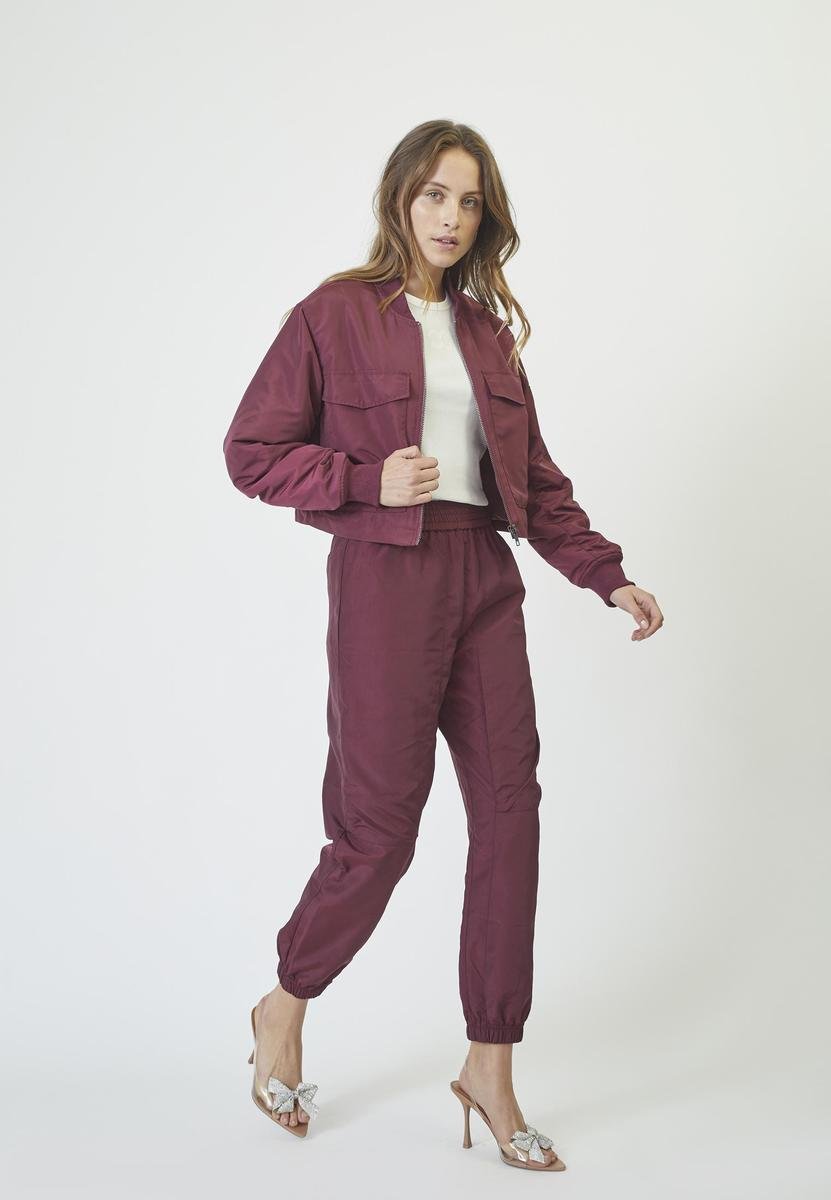 TriceCC Crop Jacket - Winered - Co'couture