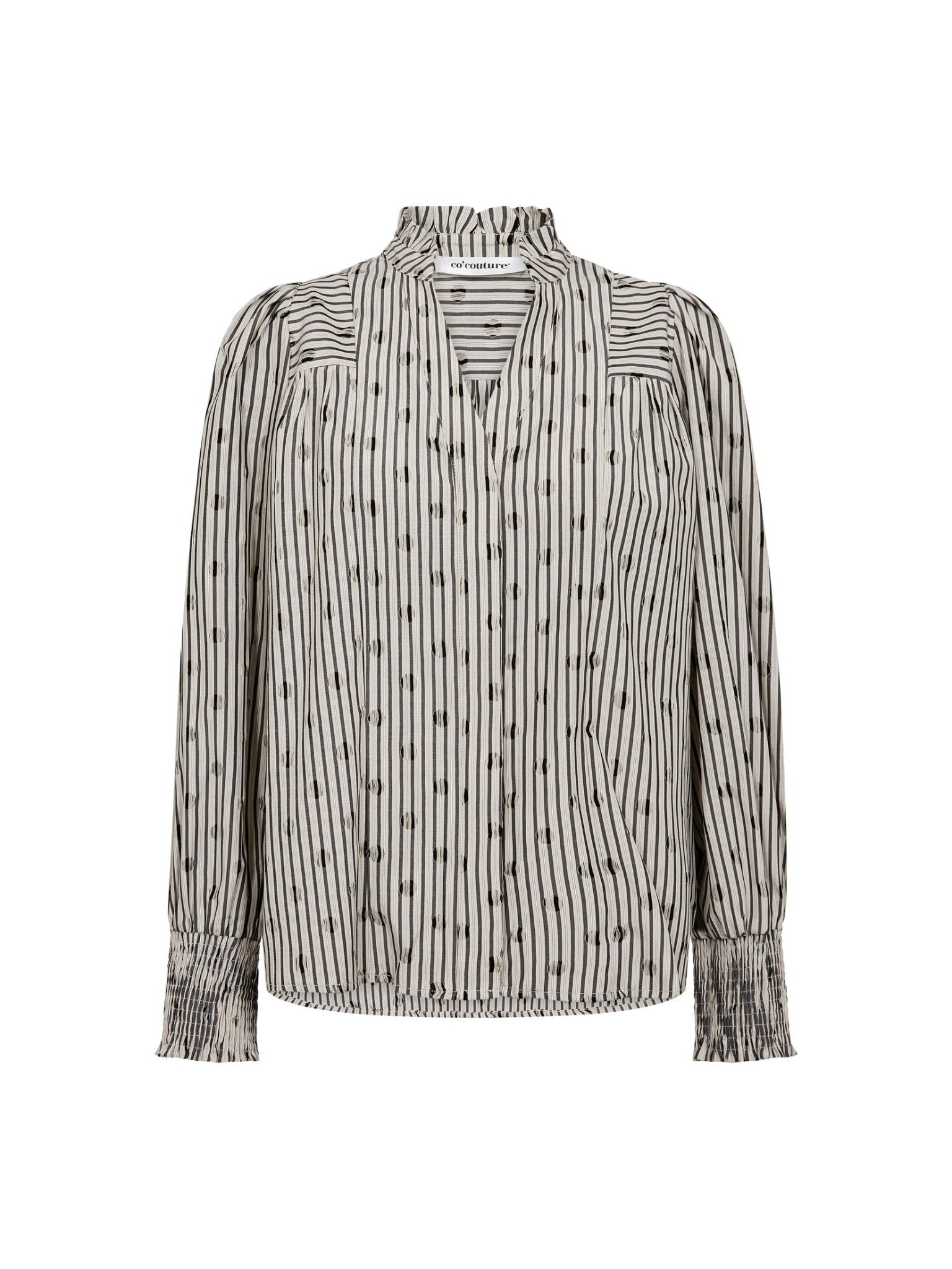 TrixieCC Dot V - Shirt - Light Grey - Co'couture