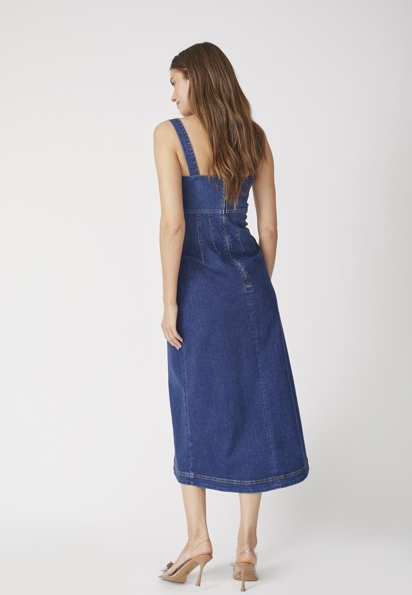 TylerCC Denim Long Dress - Denim blue - Co'couture