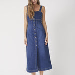 TylerCC Denim Long Dress - Denim blue - Co'couture