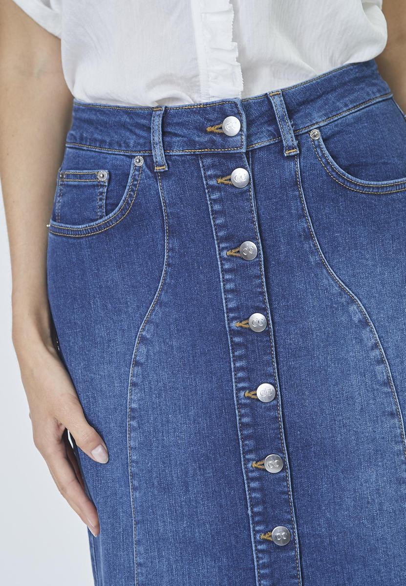 TylerCC Denim Skirt - Denim blue - Co'couture