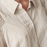 ViolaCC Smock Shirt - Taupe - Co'couture