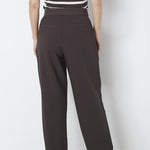 VolaCC Carrot Pleat LL Pant - Dark Brown - Co'couture