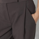 VolaCC Carrot Pleat LL Pant - Dark Brown - Co'couture