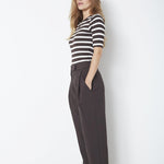 VolaCC Carrot Pleat LL Pant - Dark Brown - Co'couture