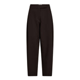 VolaCC Carrot Pleat Pant - Dark Brown - Co'couture