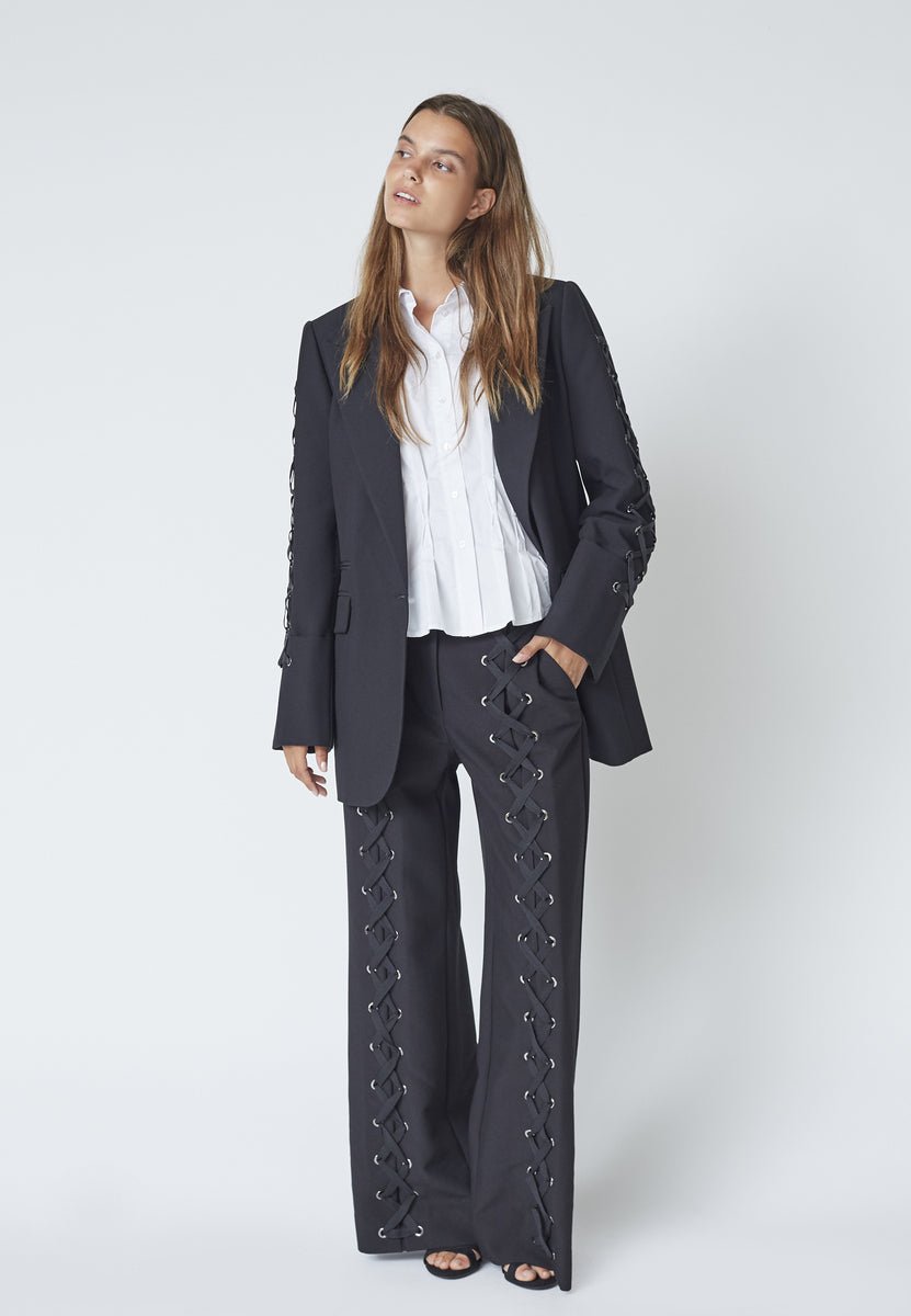 VolaCC Eyelet Blazer - Black - Co'couture