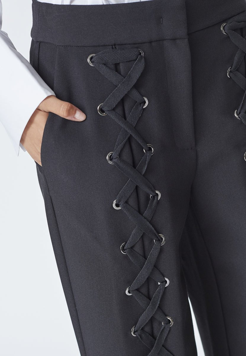 VolaCC Eyelet Pant - Black - Co'couture