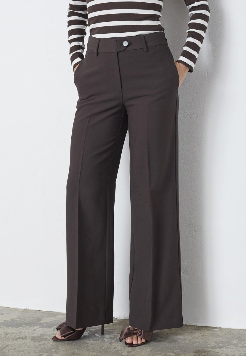 VolaCC Long Wide Pant - Dark Brown - Co'couture