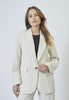 VolaCC Single Oversize Blazer - Bone