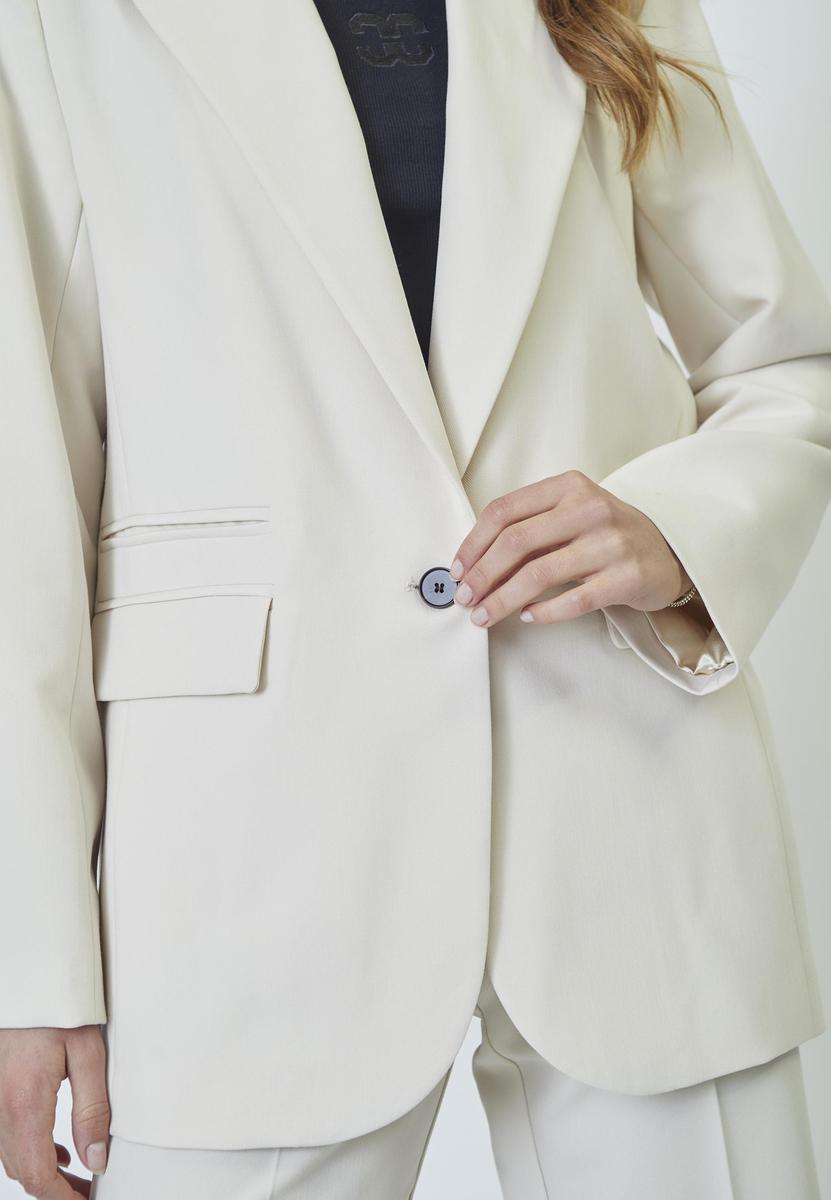 VolaCC Single Oversize Blazer - Bone - Co'couture