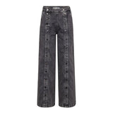 WillaCC Button LL Jeans - Black - Co'couture