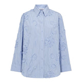XavierCC Avy Stripe Shirt - Pale Blue - Co'couture