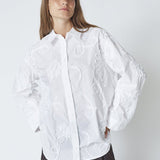 XavierCC Flower Shirt - White - Co'couture