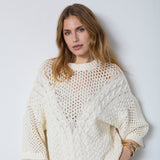 ZayaCC Cable O - Knit - Off white - Co'couture