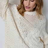 ZayaCC Cable O - Knit - Off white - Co'couture