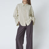 ZellaCC Wide Pant - Dark Brown - Co'couture