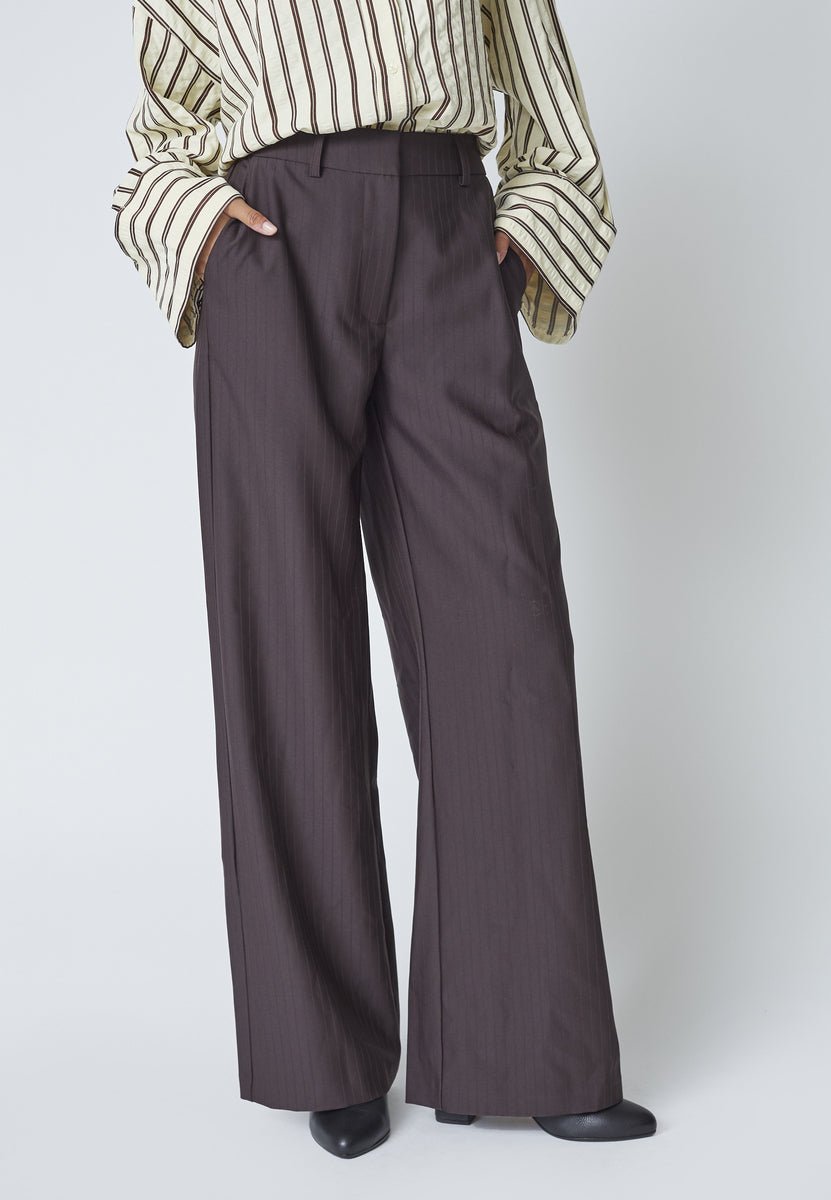 ZellaCC Wide Pant - Dark Brown - Co'couture