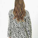 ZiggyCC Zebra Single Blazer - OffWhite - Black - Co'couture